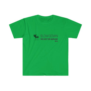 Newfoundland "Slow Down This Ain't The Mainland" Graphic Tee.