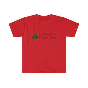 Cape Breton Island  "Slow Down This Ain't The Mainland"  Green Map Graphic Tee