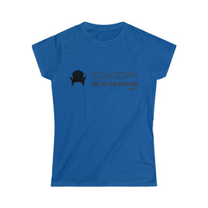 Prince Edward Island "Slow Down This Ain't The Mainland" Women’s Graphic Tee.